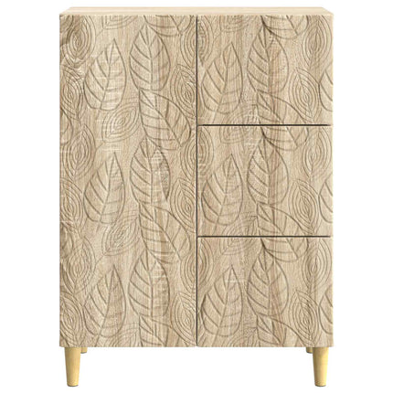 Sideboard Sonoma-ek 66 x 34,5 x 90 cm Konstruerat trä