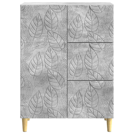 Sideboard Betonggrå 66 x 34,5 x 90 cm Konstruerat trä