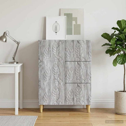 Sideboard Grå Sonoma 66 x 34,5 x 90 cm Konstruerat trä