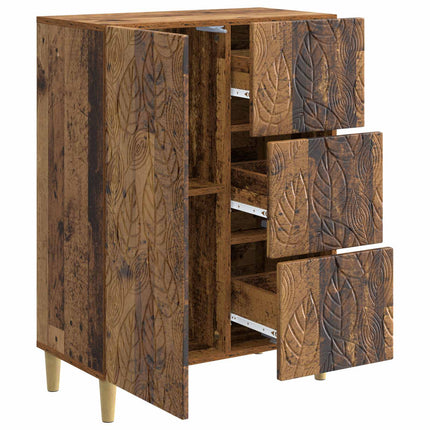 Sideboard Gammalt trä 66 x 34,5 x 90 cm Konstruerat trä