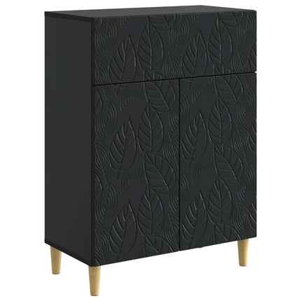 Sideboard Svart 66 x 34,5 x 90 cm Konstruerat trä