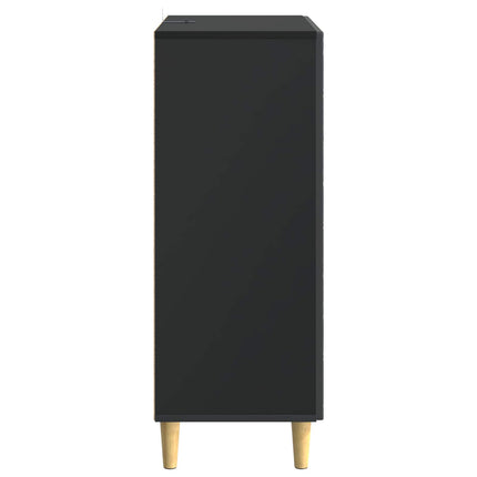 Sideboard Svart 66 x 34,5 x 90 cm Konstruerat trä