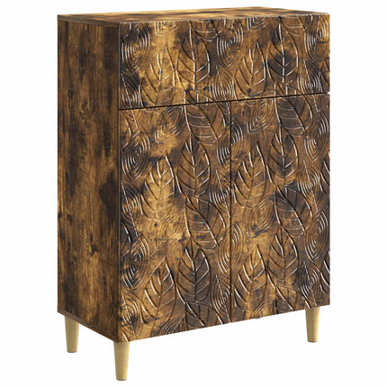 Sideboard Rökt ek 66 x 34,5 x 90 cm Konstruerat trä