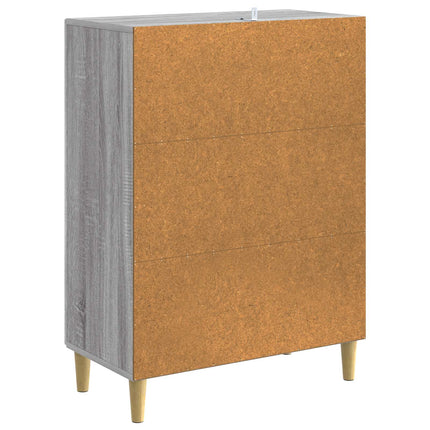 Sideboard Grå Sonoma 66 x 34,5 x 90 cm Konstruerat trä