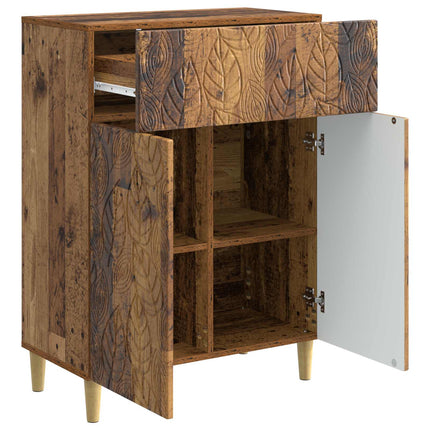 Sideboard Gammalt trä 66 x 34,5 x 90 cm Konstruerat trä