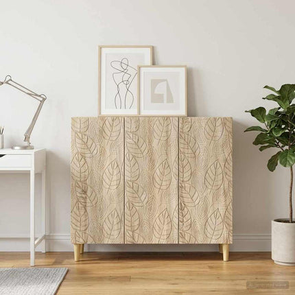 Sideboard Sonoma-ek 89 x 34,5 x 80 cm Konstruerat trä