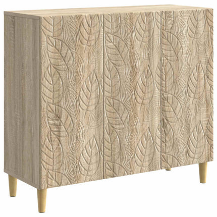 Sideboard Sonoma-ek 89 x 34,5 x 80 cm Konstruerat trä