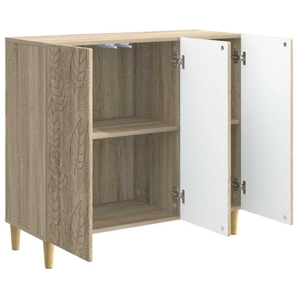 Sideboard Sonoma-ek 89 x 34,5 x 80 cm Konstruerat trä