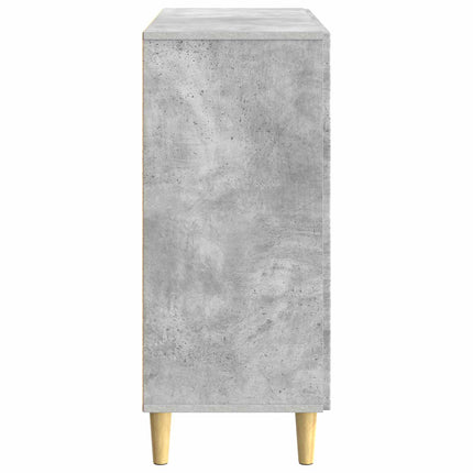 Sideboard Betonggrå 89 x 34,5 x 80 cm Konstruerat trä