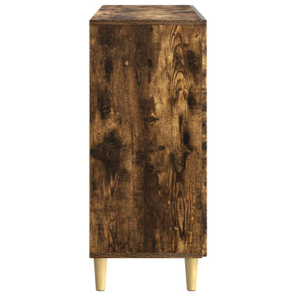 Sideboard Rökt ek 89 x 34,5 x 80 cm Konstruerat trä