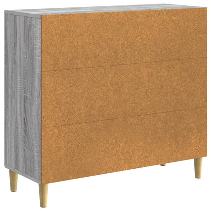 Sideboard Grå Sonoma 89 x 34,5 x 80 cm Konstruerat trä
