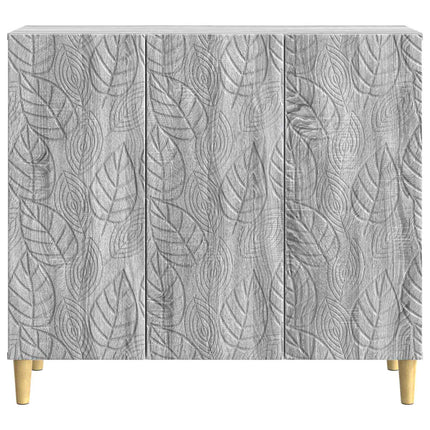 Sideboard Grå Sonoma 89 x 34,5 x 80 cm Konstruerat trä