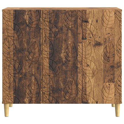 Sideboard Gammalt trä 89 x 34,5 x 80 cm Konstruerat trä