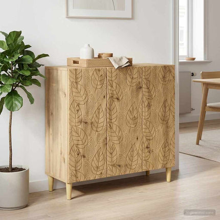 Sideboard Artisan-ek 89 x 34,5 x 80 cm Konstruerat trä
