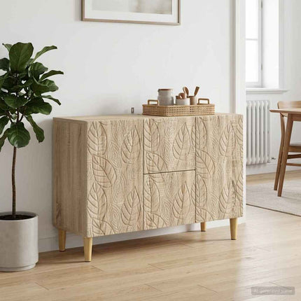 Sideboard Sonoma-ek 89 x 34,5 x 60 cm Konstruerat trä