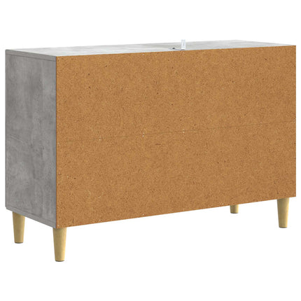 Sideboard Betonggrå 89 x 34,5 x 60 cm Konstruerat trä