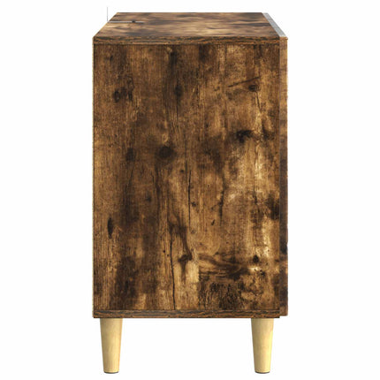 Sideboard Rökt ek 89 x 34,5 x 60 cm Konstruerat trä