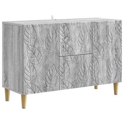 Sideboard Grå Sonoma 89 x 34,5 x 60 cm Konstruerat trä