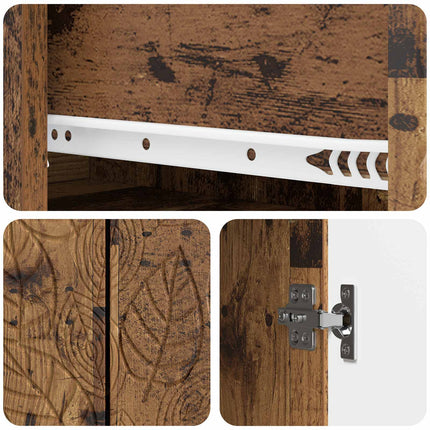 Sideboard Gammalt trä 89 x 34,5 x 60 cm Konstruerat trä