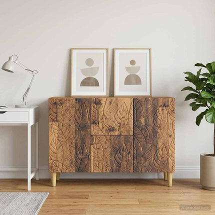 Sideboard Gammalt trä 89 x 34,5 x 60 cm Konstruerat trä