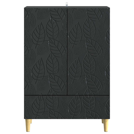 Sideboard Svart 66 x 34,5 x 95 cm Konstruerat trä