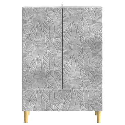 Sideboard Betonggrå 66 x 34,5 x 95 cm Konstruerat trä