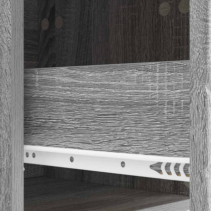 Sideboard Grå Sonoma 66 x 34,5 x 95 cm Konstruerat trä