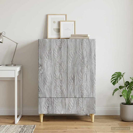 Sideboard Grå Sonoma 66 x 34,5 x 95 cm Konstruerat trä