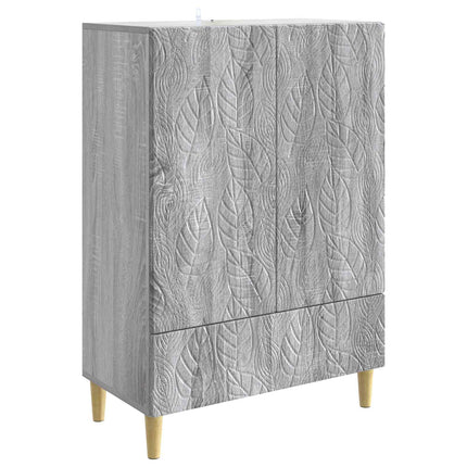 Sideboard Grå Sonoma 66 x 34,5 x 95 cm Konstruerat trä