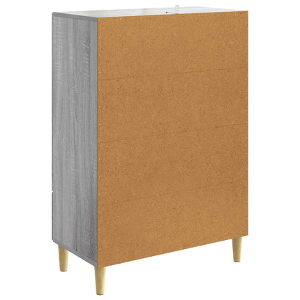 Sideboard Grå Sonoma 66 x 34,5 x 95 cm Konstruerat trä