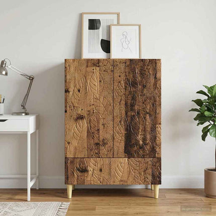 Sideboard Gammalt trä 66 x 34,5 x 95 cm Konstruerat trä