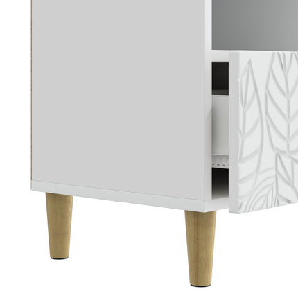 TV-skåp 102 x 34,5 x 50 cm Vit Konstruerat trä
