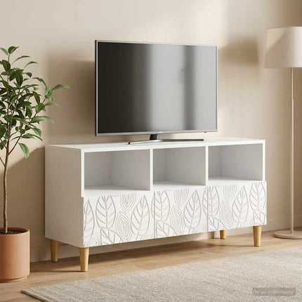 TV-skåp 102 x 34,5 x 50 cm Vit Konstruerat trä