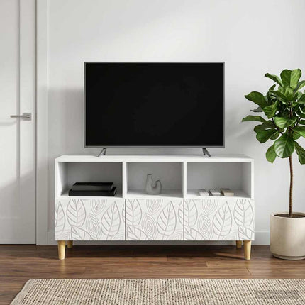 TV-skåp 102 x 34,5 x 50 cm Vit Konstruerat trä