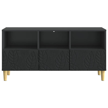 TV-skåp 102 x 34,5 x 50 cm Svart Konstruerat trä