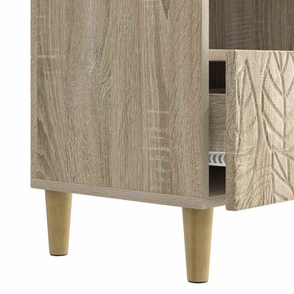 TV-skåp 102 x 34,5 x 50 cm Sonoma-ek Konstruerat trä