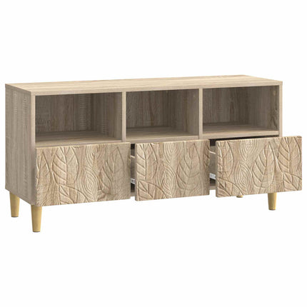 TV-skåp 102 x 34,5 x 50 cm Sonoma-ek Konstruerat trä