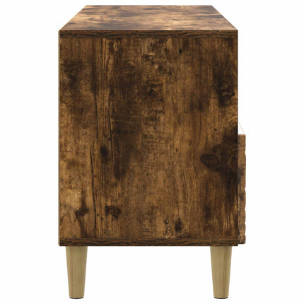 TV-skåp 102 x 34,5 x 50 cm Rökt ek Konstruerat trä