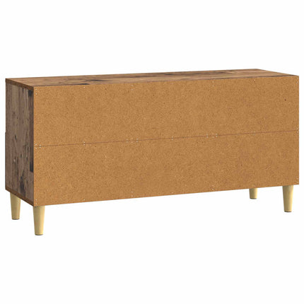 TV-skåp 102 x 34,5 x 50 cm Gammalt trä Konstruerat trä