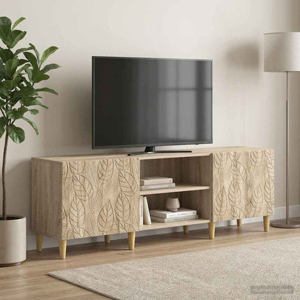 TV-skåp 150 x 31 x 50 cm Sonoma-ek Konstruerat trä