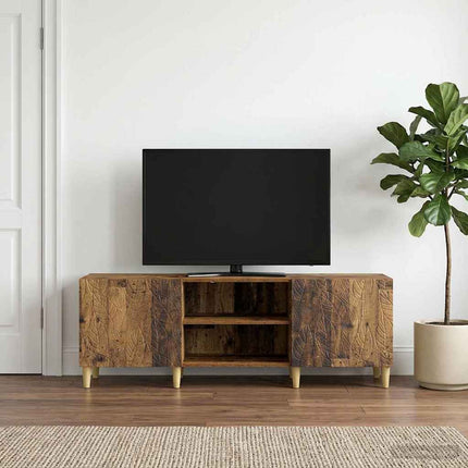 TV-skåp 150 x 31 x 50 cm Gammalt trä Konstruerat trä