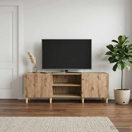 TV-skåp 150 x 31 x 50 cm Artisan-ek Konstruerat trä
