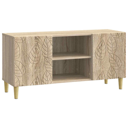 TV-skåp 102 x 34,5 x 50 cm Sonoma-ek Konstruerat trä