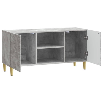 TV-skåp 102 x 34,5 x 50 cm Betonggrå Konstruerat trä