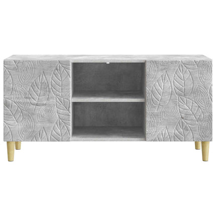 TV-skåp 102 x 34,5 x 50 cm Betonggrå Konstruerat trä