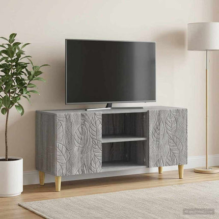 TV-skåp 102 x 34,5 x 50 cm Grå Sonoma Konstruerat trä