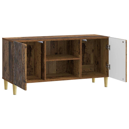 TV-skåp 102 x 34,5 x 50 cm Gammalt trä Konstruerat trä