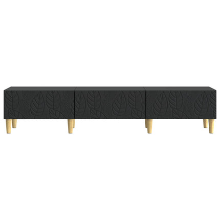 TV-skåp 147 x 34,5 x 30 cm Svart Konstruerat trä