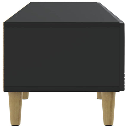 TV-skåp 147 x 34,5 x 30 cm Svart Konstruerat trä