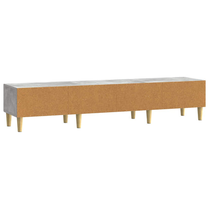 TV-skåp 147 x 34,5 x 30 cm Betonggrå Konstruerat trä